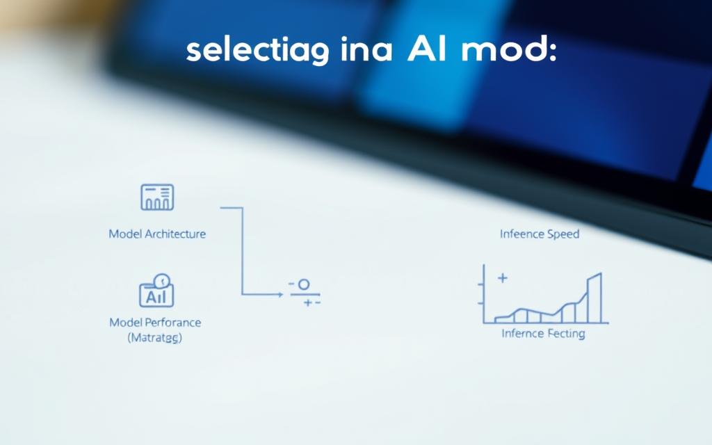 AI model selection criteria