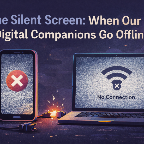 The Silent Screen: When Our Digital Companions Go Offline