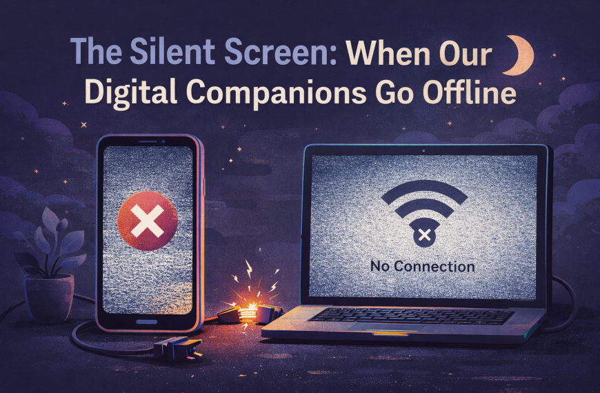The Silent Screen: When Our Digital Companions Go Offline