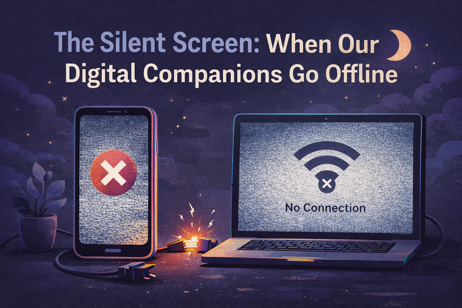 The Silent Screen: When Our Digital Companions Go Offline