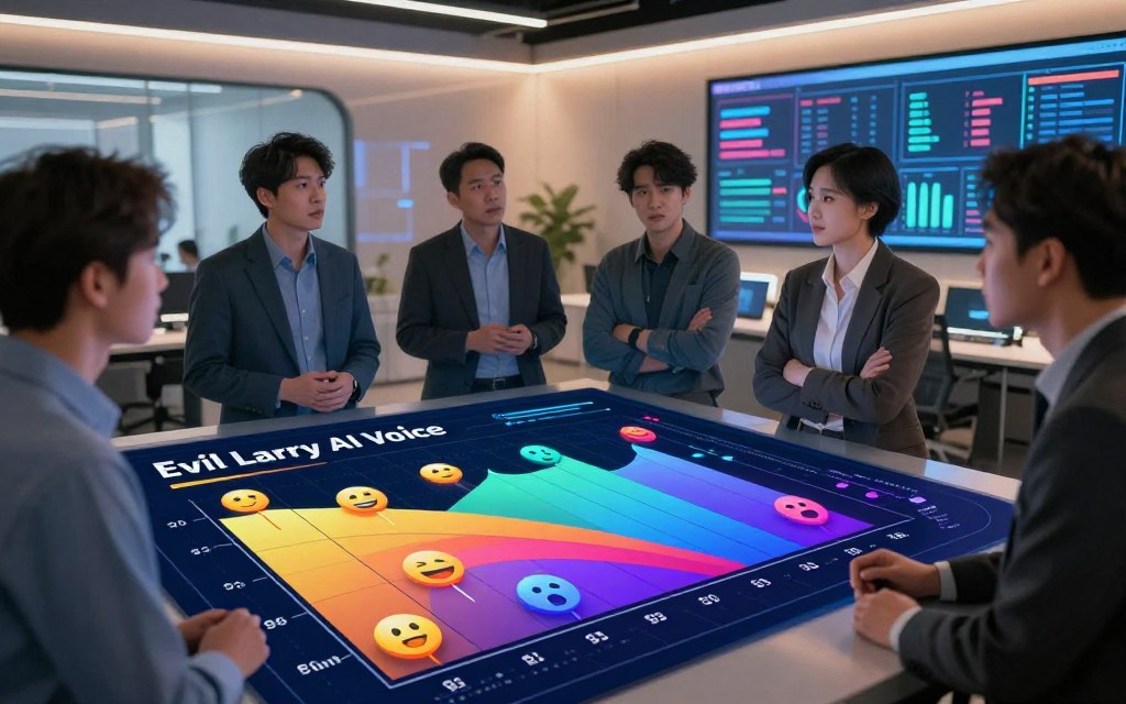 AI persona audience sentiment analysis chart