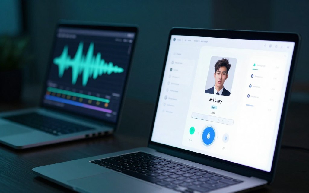 AI voice generator tools interface