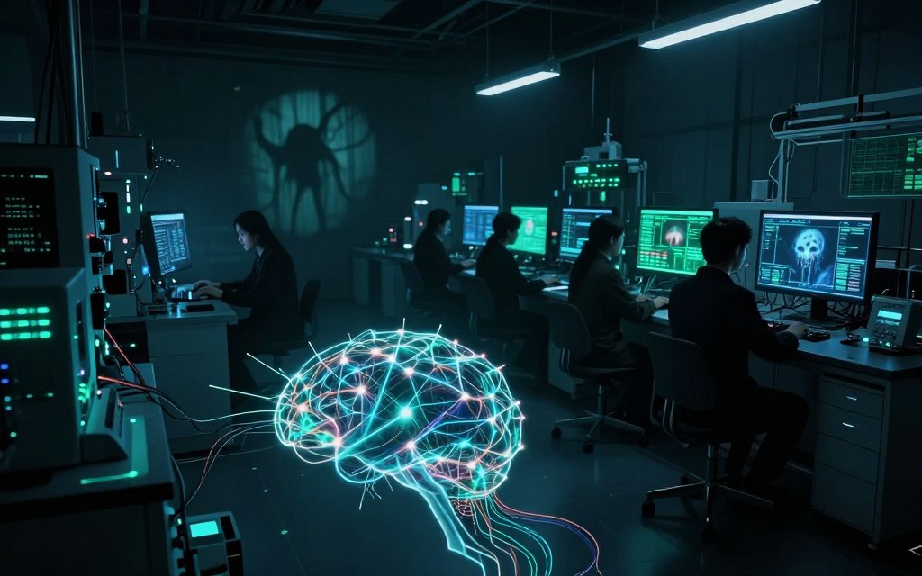 machine learning AI neural network horror game